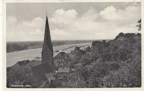 Lauenburg an der Elbe, Panorama gl1937 F5754