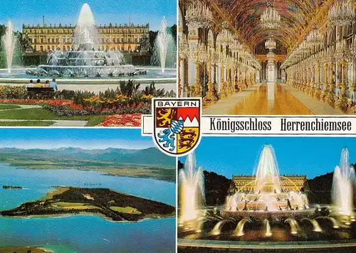 Königsschloss Herren-Chiemsee, Mehrbildkarte ngl F3729