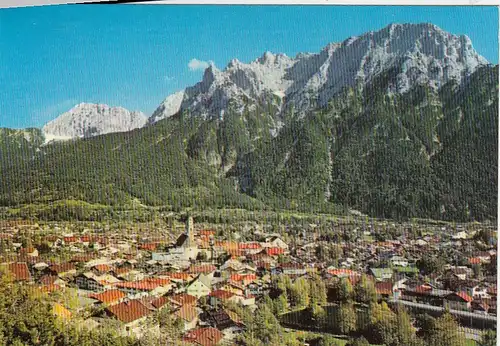 Mittenwald, Obb., gegen Karwendelgebirge gl1985 F3755
