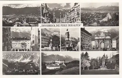 Innsbruck, Mehrbildkarte ngl F4048