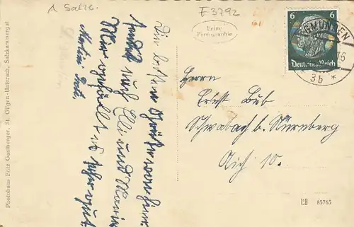 St.Gilgen am Wolfgangsee gl1937? F3792