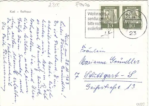 Kiel, Rathaus gl1963 F7476