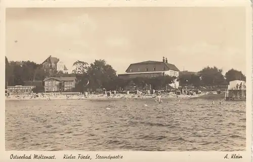 Ostseebad Möltenort, Kieler Förde, Strandpartie ngl F7510