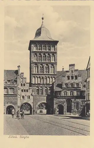 Lübeck, Burgtor ngl F7848