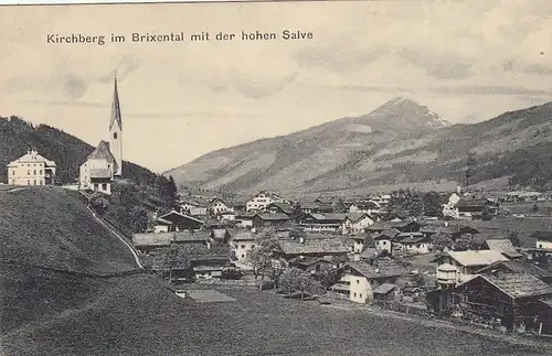 Kirchberg im Brixental, Tirol, mit der hohen Salve ngl F4702