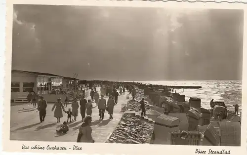 Das schöne Cuxhaven-Döse, Strandbad ngl F5974