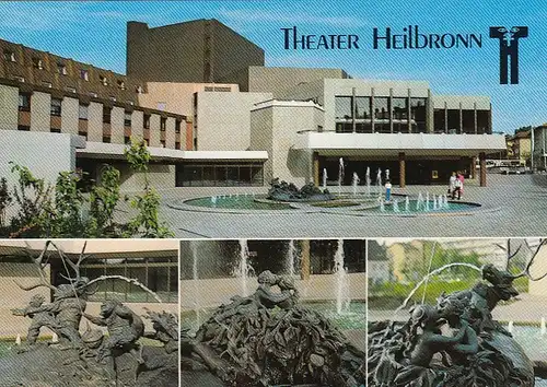 Heilbronn a.N., Theater, Mehrbildkarte ngl F3839