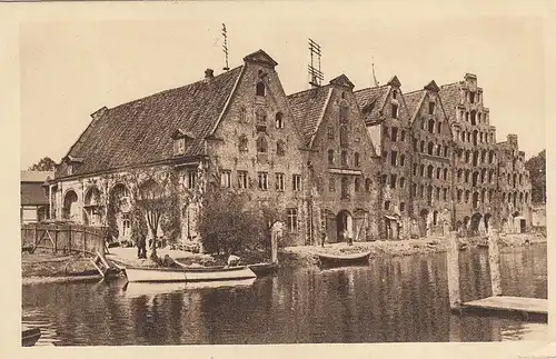 Lübeck, alte Speicher an der Trave ngl F7876