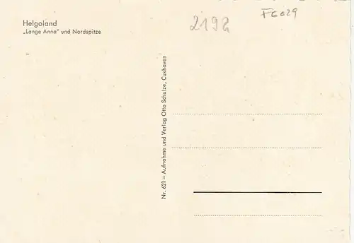 Helgoland, "Lange Anna" und Nordspitze ngl F6029