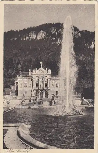 Ettal, Königl. Schloss Linderhof, Große Fontaine ngl F9881