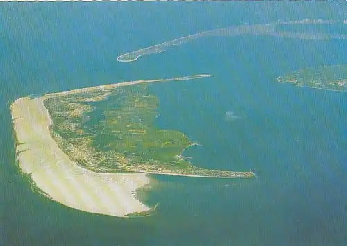 Insel Amrum, Luftaufnahme, mit Sylt und Föhr ngl F3897