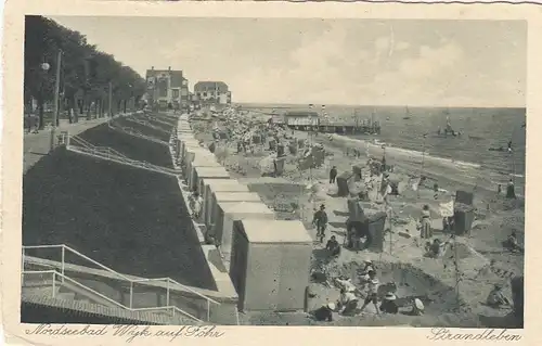 Nordseebad Wyk auf Föhr, Strandleben gl1934 F6315