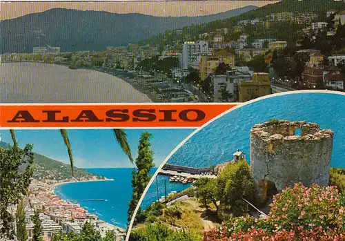 Alassio, Riviera Adriatica, Mehrbildkarte glum 1960? F4198