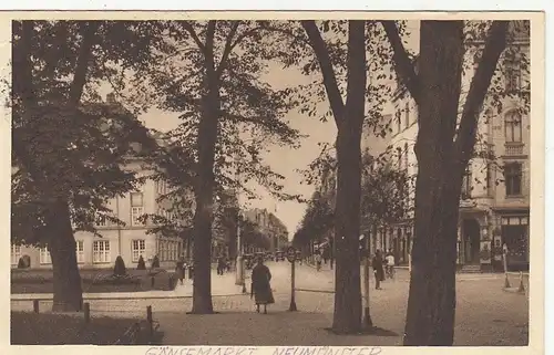 Neumünster, Gänsemarkt glum 1935? F7656