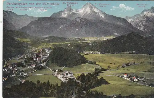 Berchtesgaden von der Marxenhöhe, Panorama ngl F9919
