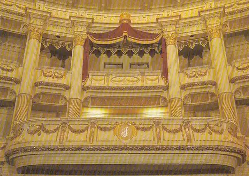 Dresden,Semper-Oper, Zuschauerraum ngl G0272