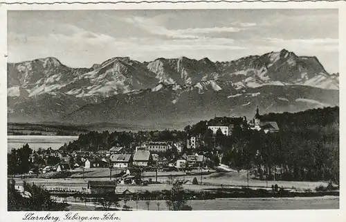 Starnberger See, Gebirge im Föhn glum 1935? F9935