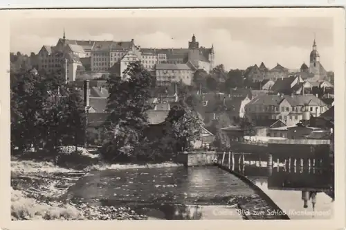 Colditz (Kr.Grimma), Blick zum Schloß (Krankenhaus) gl1957 F9959