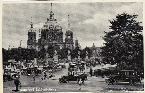 Berlin, Dom und Schloßbrücke ngl F7029