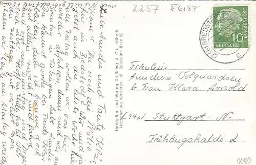 Bredstedt, Schleswig, Mehrbildkarte gl1958 F6187