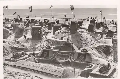 Nordseebad Westerland auf Sylt, Sandburgen-Schau ngl F6453