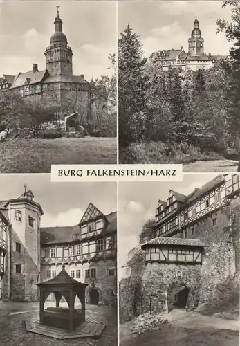Burg Falkenstein im Selketal, Ostharz, Staatl.Museum glum 1960? F4865