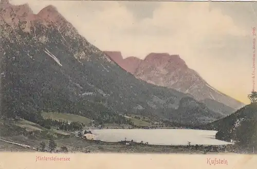 Kufstein, Hintersteiner See gl1907 F4075