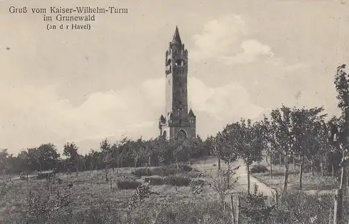 Berlin, Kaiser Wilhelm-Turm im Grunewald, ngl G0463