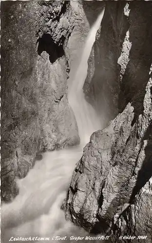 Leutachklamm,Tirol, Großer Wasserfall ngl G0103