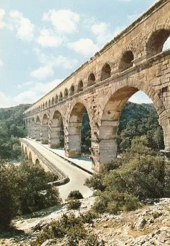 Le Pont du Gard (Gard), Aquaeduc romain ngl F4376