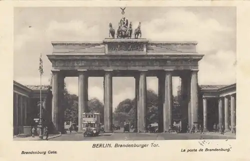 Berlin, Brandenburger Tor gl1937 F7154