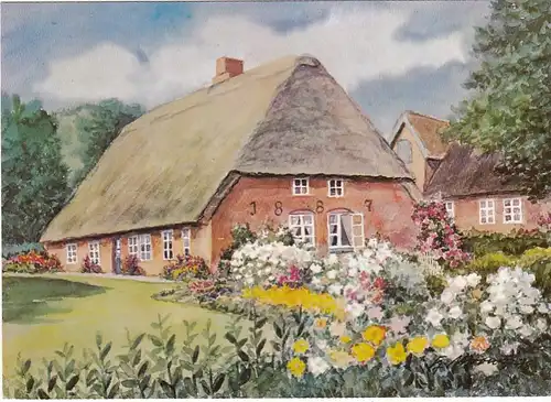 Oldsum auf Föhr, Friesenhaus gl1986 F6344