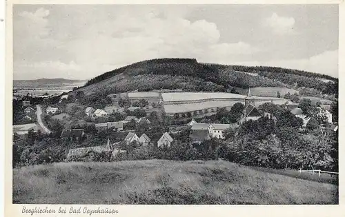 Bergkirchen bei Bad Oeynhausen, Panorama glum 1950? F6611