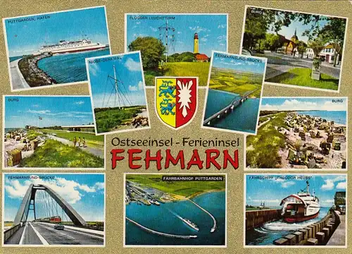 Insel Fehmarn, Mehrbildkarte ngl F8163