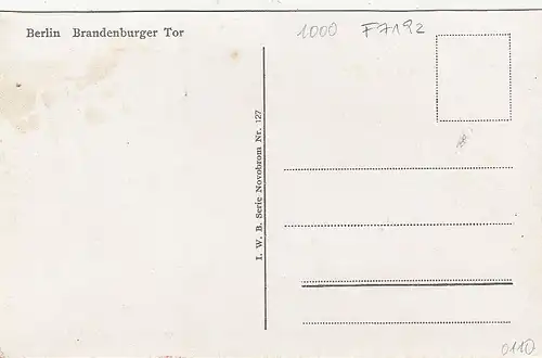 Berlin, Brandenburger Tor ngl F7192