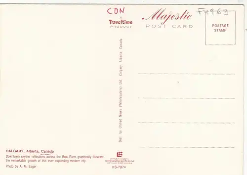 Calgary, Alberta, at Night ngl F4963