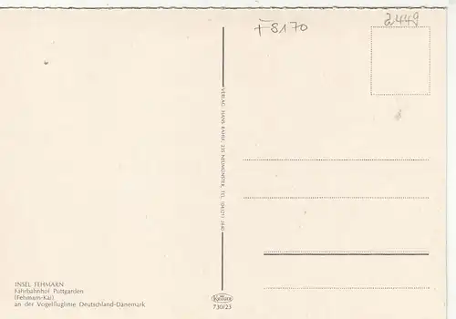 Insel Fehmarn, Fährbahnhof Puttgarden ngl F8170