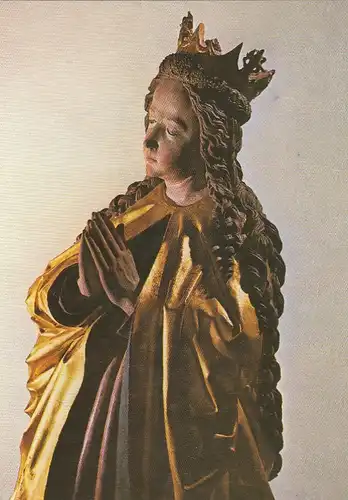 Gries, Alte Pfarrkirche, Madonna aus dem Mittelschrein ngl F4406