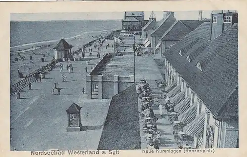 Nordseebad Westerland auf Sylt, Neue Kuranlagen (Konzertplatz) ngl F6395