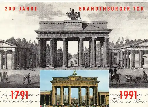 Berlin, 200 Jahre Brandenburger Tor ngl F7226