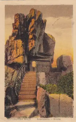 Externsteine im Teutoburger Wald, Brücke gl1919 F6688