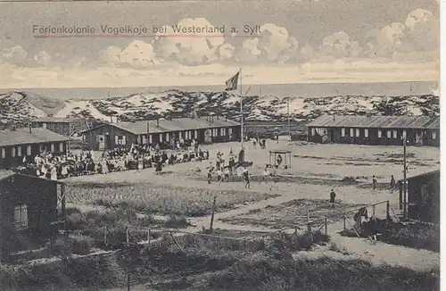 Nordseebad Westerland auf Sylt, Ferienkolonie Vogelkoje ngl F6414