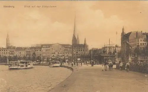 Hamburg, Blick auf den Alsterdamm ngl F5020