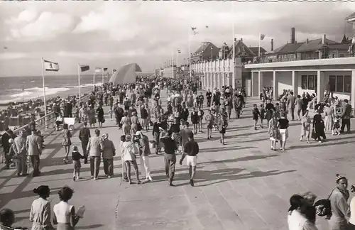 Nordseebad Westerland auf Sylt, Kurpromenade gl1957 F6442