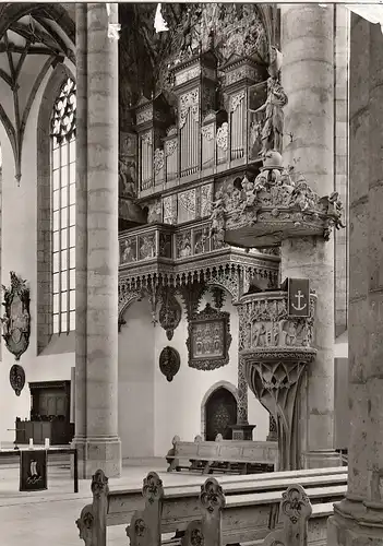 Nördlingen, St.Georgskirche, Kanzel und Orgel gl1974? G0223