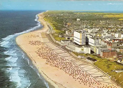 Nordseebad Westerland auf Sylt, mit neu aufgespültem Sand ngl F6501