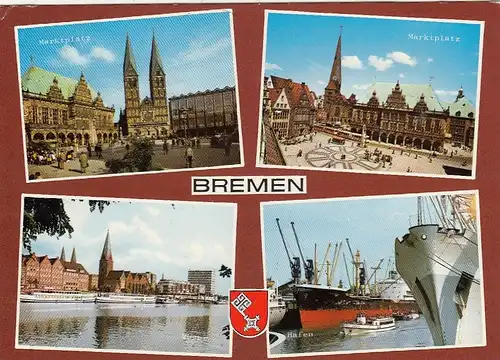 Bremen, Mehrbildkarte gl1990? F8310