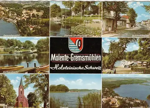 Malente-Gremsmühlen, Mehrbildkarte gl1969? F8059