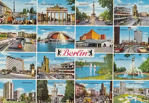Berlin, Mehrbildkarte gl1983 F6856