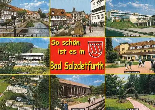 Bad Salzdetfurth, Mehrbildkarte ngl G0705